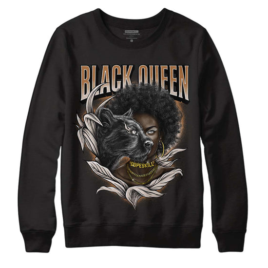 Jordan 3 Retro Palomino DopeSkill Sweatshirt New Black Queen Graphic Streetwear - Black