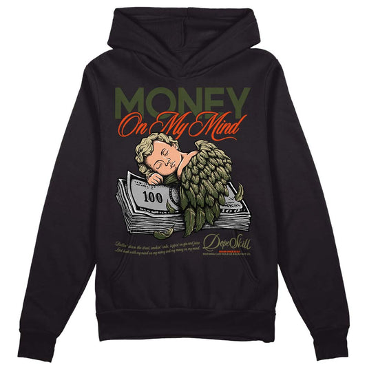 Olive Sneakers DopeSkill Hoodie Sweatshirt MOMM Graphic Streetwear - Black