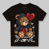 Jordan 3 Retro Black Cat DopeSkill Toddler Kids T-shirt Broken Bear Graphic Streetwear - Black