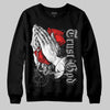 Grey Sneakers DopeSkill Sweatshirt Trust God Graphic Streetwear - Black