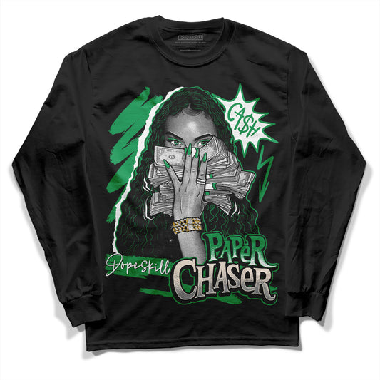 Jordan 3 WMNS “Lucky Green” DopeSkill Long Sleeve T-Shirt NPC Graphic Streetwear - Black