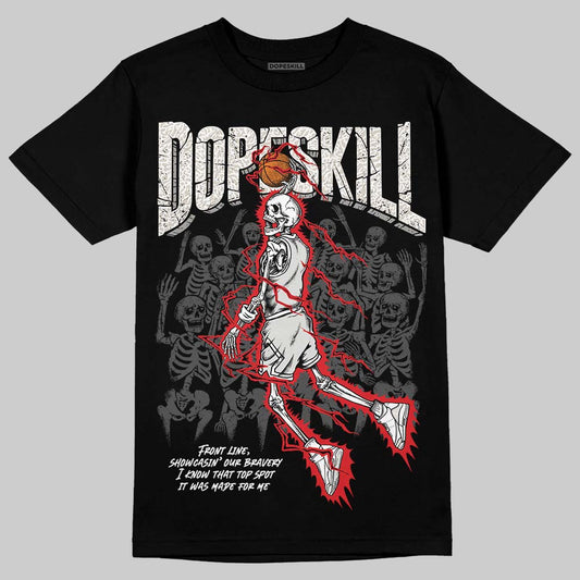Jordan 3 Retro Pure Money DopeSkill T-Shirt Thunder Dunk Graphic Streetwear  - Black