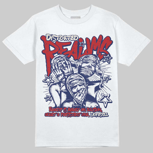 Jordan 11 “Rare Air” DopeSkill T-Shirt Distorted Realms Graphic Streetwear - White