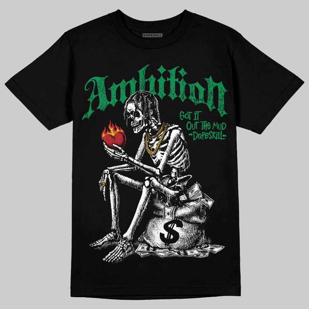 Green Sneakers DopeSkill T-Shirt Ambition Graphic Streetwear - Black