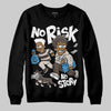 Adidas Samba OG White Black Clear Granite DopeSkill Sweatshirt No Risk No Story Graphic Streetwear - Black