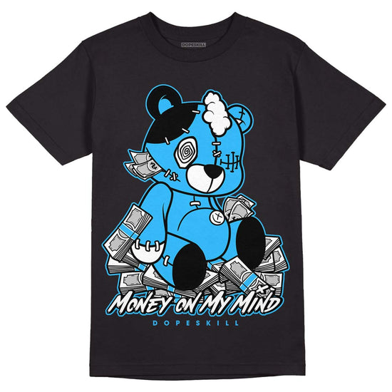 Jordan 1 High Retro OG “University Blue” DopeSkill T-Shirt MOMM Bear Graphic Streetwear - Black