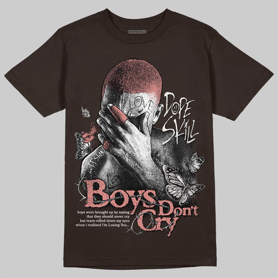 Jordan 1 High OG “Baroque Brown” DopeSkill T-Shirt Boys Don't Cry Graphic Streetwear - Dark Chocolate