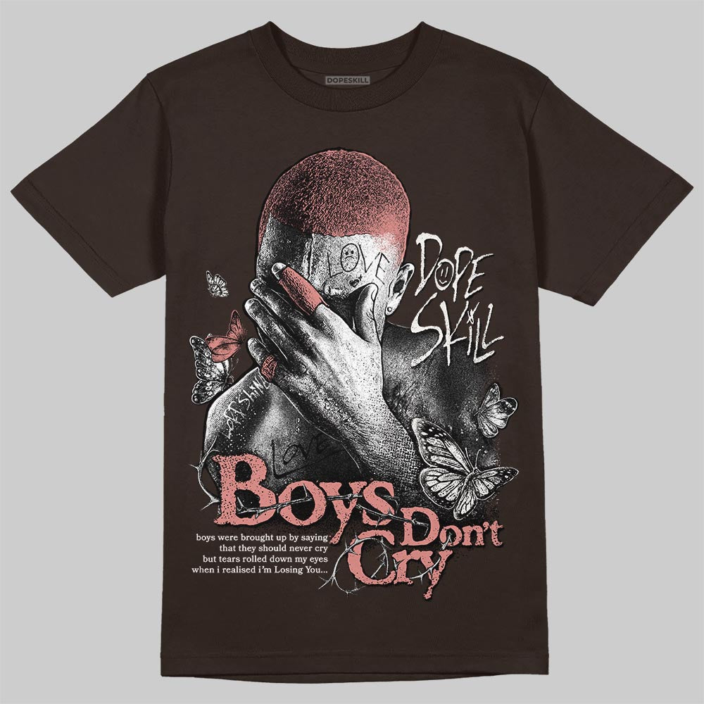 Jordan 1 High OG “Baroque Brown” DopeSkill T-Shirt Boys Don't Cry Graphic Streetwear - Dark Chocolate