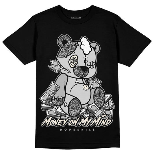 Jordan 3 “Off Noir” DopeSkill T-Shirt MOMM Bear Graphic Streetwear - Black