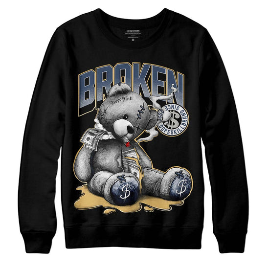 A Ma Maniere x Jordan 5 Dawn “Photon Dust” DopeSkill Sweatshirt Sick Bear Graphic Streetwear - Black