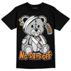 Dunk Low Cool Grey DopeSkill T-Shirt Hurt Bear Graphic Streetwear - Black