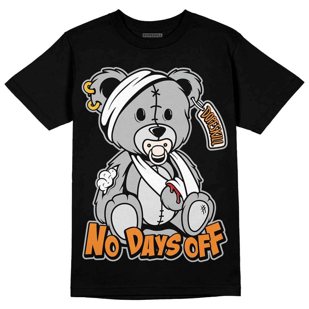 Dunk Low Cool Grey DopeSkill T-Shirt Hurt Bear Graphic Streetwear - Black