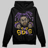 PURPLE Sneakers DopeSkill Hoodie Two Sides Graphic Streetwear - Black