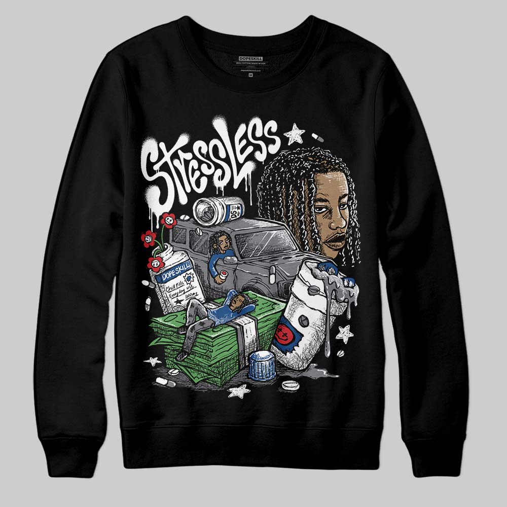 Jordan 9 Retro 'Flint Grey' 2026 DopeSkill Sweatshirt Stressless Graphic Streetwear - Black