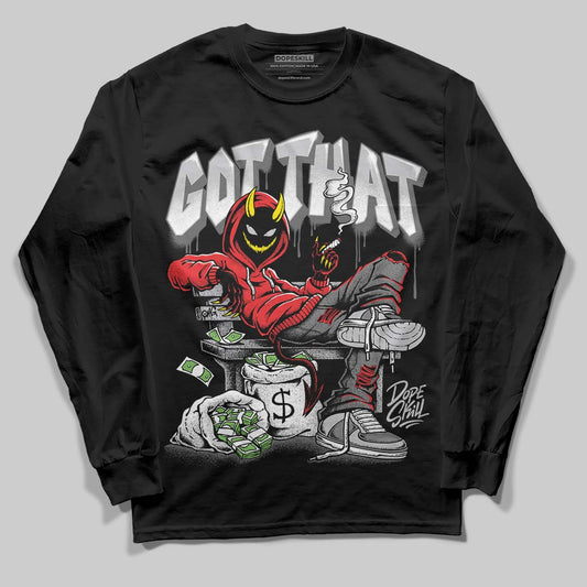 Grey Sneakers DopeSkill Long Sleeve T-Shirt Got That Graphic Streetwear - Black