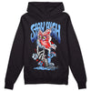 Jordan 9 Powder Blue DopeSkill Hoodie Sweatshirt Stay High Graphic Streetwear - Black