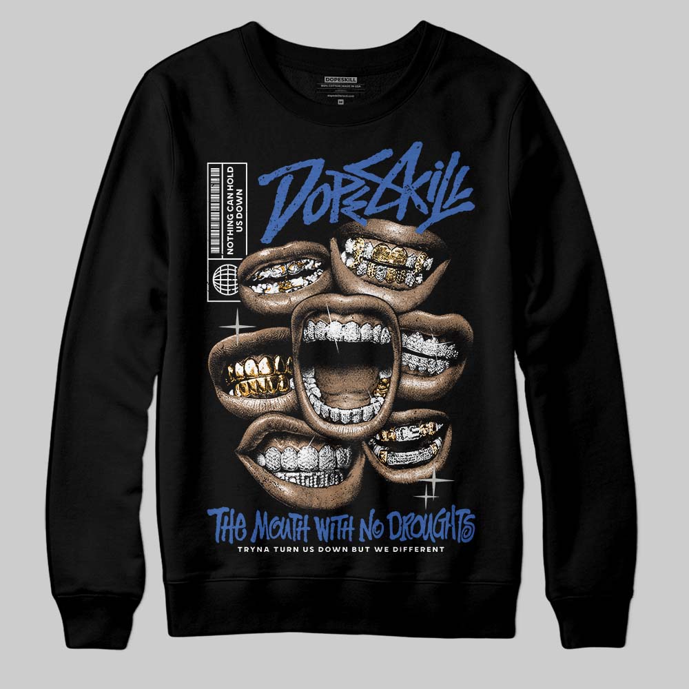 Jordan 3 “Lucky Shorts” DopeSkill Sweatshirt The Mouth With No Droughts Graphic Streetwear - Black
