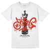 Jordan 6 Retro Toro Bravo DopeSkill T-Shirt King Chess Graphic Streetwear - White 