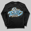 Jordan 4 Denim “Worn Blue” DopeSkill Long Sleeve T-Shirt Rare Breed Type Graphic Streetwear - Black