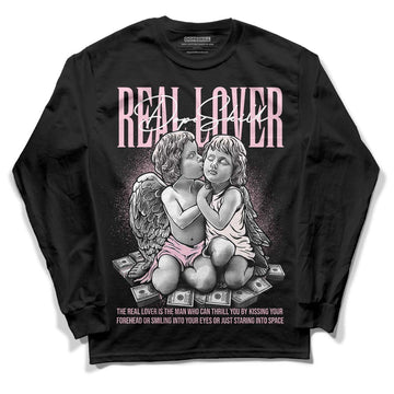 Dunk Low LX Pink Foam DopeSkill Long Sleeve T-Shirt Real Lover Graphic Streetwear - Black