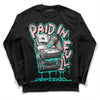 Dunk Low Green Snakeskin DopeSkill Long Sleeve T-Shirt Paid In Full Graphic Streetwear - Black 