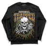 Jordan 5 "Olive" DopeSkill Long Sleeve T-Shirt Trapped Halloween Graphic Streetwear - Black