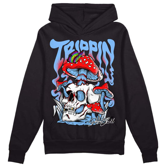 Jordan 9 Powder Blue DopeSkill Hoodie Sweatshirt Trippin Graphic Streetwear - Black