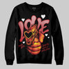 Jordan 11 Retro Low Bred (2025) DopeSkill Sweatshirt Love Shot Graphic Streetwear - Black