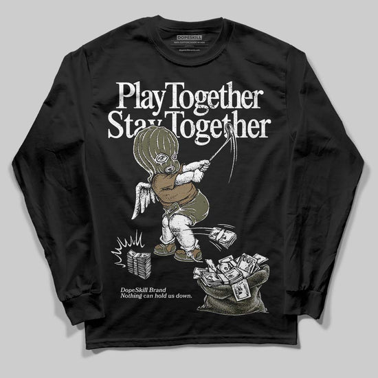 Adidas Samba OG Focus Olive Gum DopeSkill Long Sleeve T-Shirt Play together, Stay together Graphic Streetwear - Black