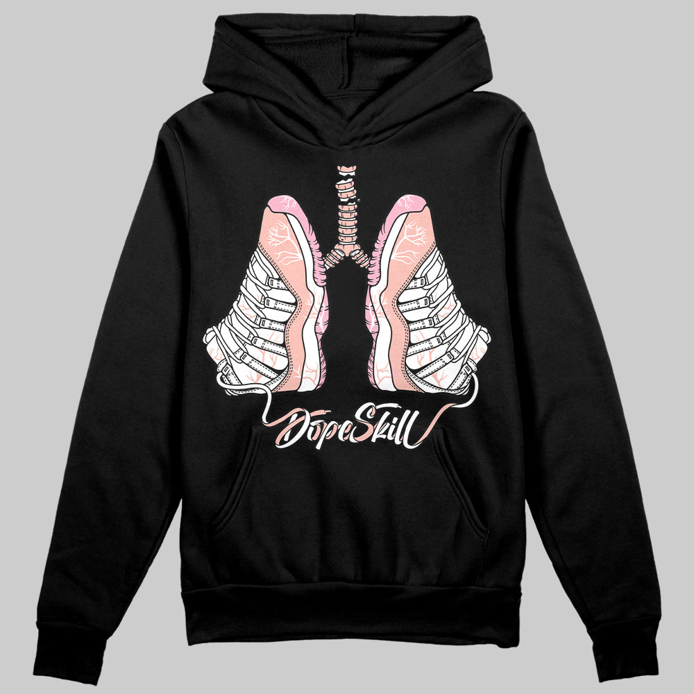 Jordan 11 Low “Legend Pink” DopeSkill Hoodie Sweatshirt Breathe Graphic Streetwear - Black