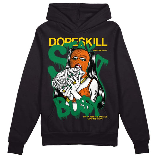 Green Sneakers DopeSkill Hoodie Sweatshirt Stay It Busy Graphic Streetwear - Black 