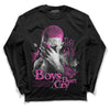 Jordan 4 GS “Hyper Violet” DopeSkill Long Sleeve T-Shirt Boys Don't Cry Graphic Streetwear - Black