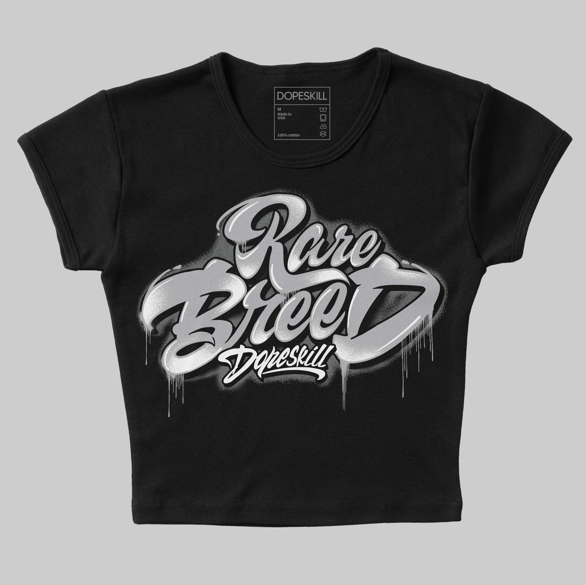 New Balance 2002R ‘Steel Orca’ DopeSkill Women's Crop Top Rare Breed Type Graphic Streetwear - Black