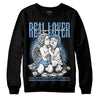 Jordan 9 Powder Blue DopeSkill Sweatshirt Real Lover Graphic Streetwear - Black