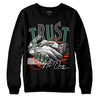 Dunk Low Team Dark Green Orange DopeSkill Sweatshirt Trust No One Graphic Streetwear - Black 