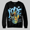 Jordan 11 Retro Legend Blue DopeSkill Sweatshirt Love Shot Graphic Streetwear - Black