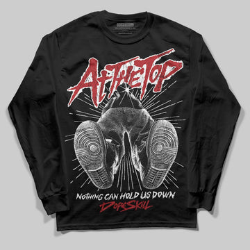 Black and White Sneakers DopeSkill Long Sleeve T-Shirt Nothing Can Hold US Down Graphic Streetwear - Black