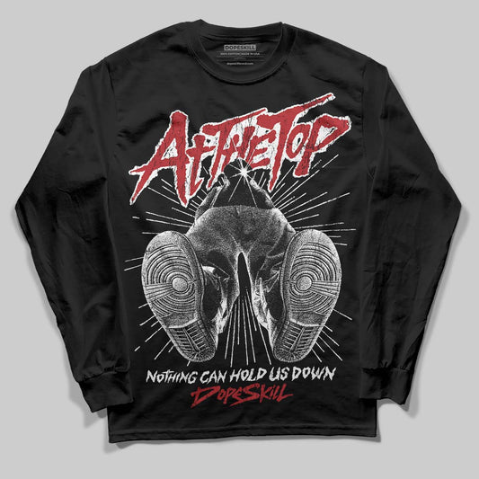 Black and White Sneakers DopeSkill Long Sleeve T-Shirt Nothing Can Hold US Down Graphic Streetwear - Black