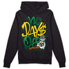 Green Sneakers DopeSkill Hoodie Sweatshirt No Days Off Graphic Streetwear - Black 