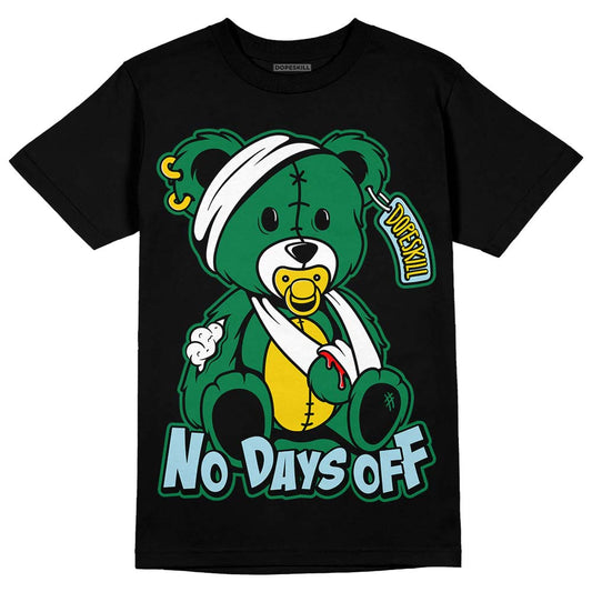Jordan 5 “Lucky Green” DopeSkill T-Shirt Hurt Bear  Graphic Streetwear - Black