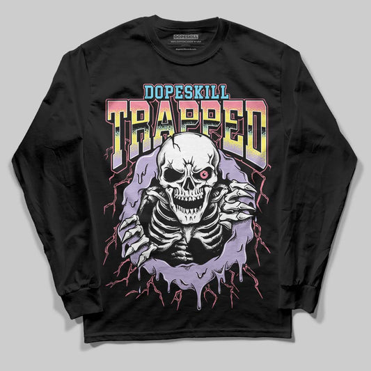 Dunk Low SE Candy Easter DopeSkill Long Sleeve T-Shirt Trapped Halloween Graphic Streetwear - Black