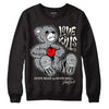 Jordan 1 Retro Low OG Black Cement DopeSkill Sweatshirt Love Kills Graphic Streetwear - Black