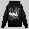 Jordan 4 “Black Cat” (2025) DopeSkill Hoodie Sweatshirt Trust No One Graphic Streetwear - Black