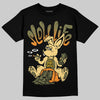 Olive Sneakers DopeSkill T-Shirt Slow Life Graphic Streetwear - Black