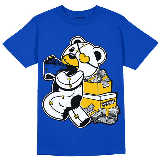 Jordan 14 “Laney” DopeSkill Varsity Royal T-Shirt Bear Steals Sneaker Graphic Streetwear