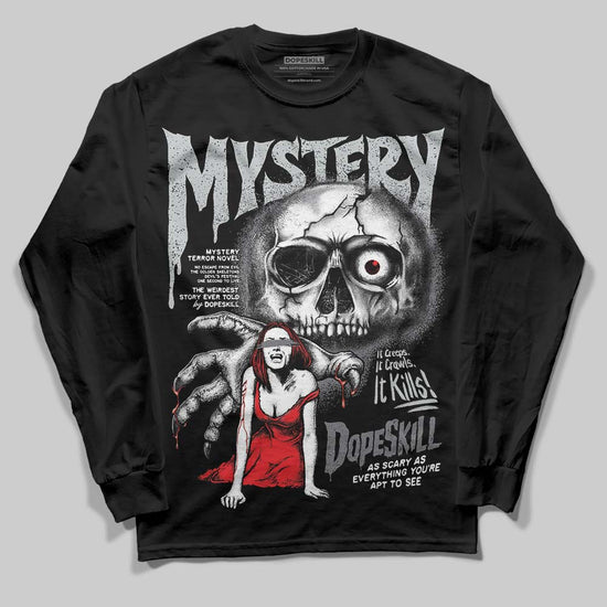 Jordan 4 “Fear” DopeSkill Long Sleeve T-Shirt Mystery Ghostly Grasp Graphic Streetwear - Black