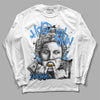 Jordan 6 Black Metallic Chrome DopeSkill Long Sleeve T-Shirt Hold My Own Graphic Streetwear - White