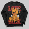 Orange, Black and White Sneakers DopeSkill Long Sleeve T-Shirt Love Sick Graphic Streetwear - Black