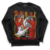 Red Sneakers DopeSkill Long Sleeve T-Shirt Gotta Lotta Means Graphic Streetwear - Black