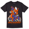 Dunk Low Futura Orange Blaze DopeSkill T-Shirt MOMM Bear Graphic Streetwear - Black